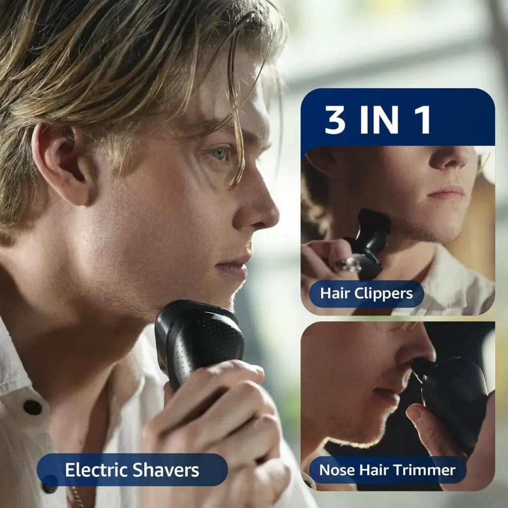 Cordless Electric Razor for Men