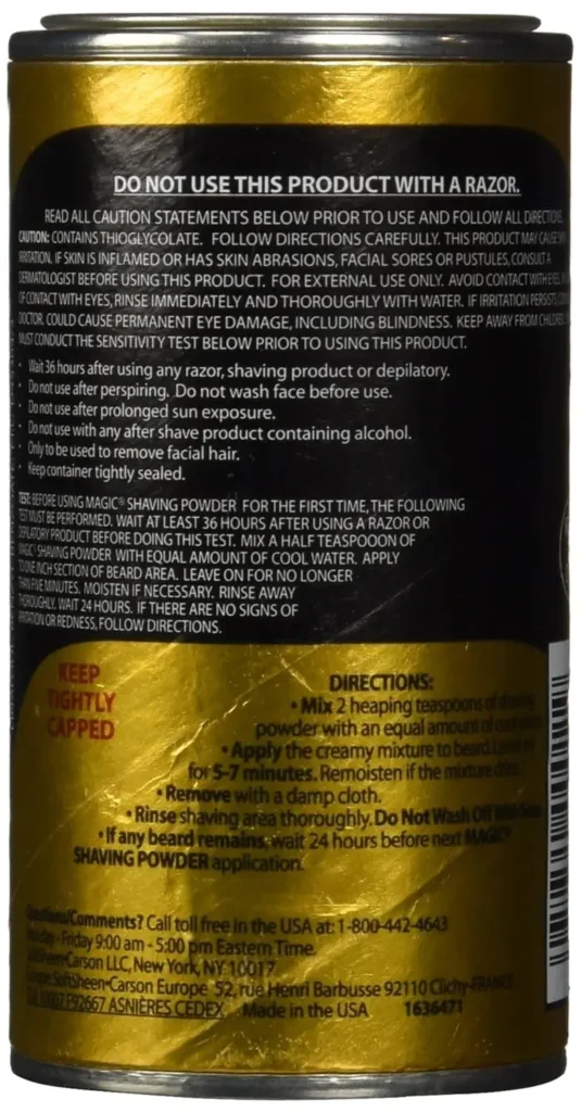 Magic Shaving Powder for Men