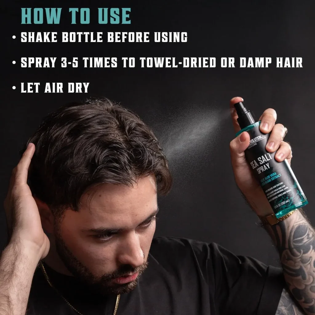 Viking Revolution Salt Spray for Hair – Natural Volume, Texture &amp; Matte Finish