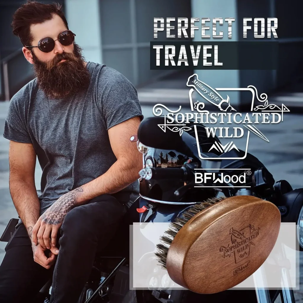 BFWood Small Travel Beard Brush Review
