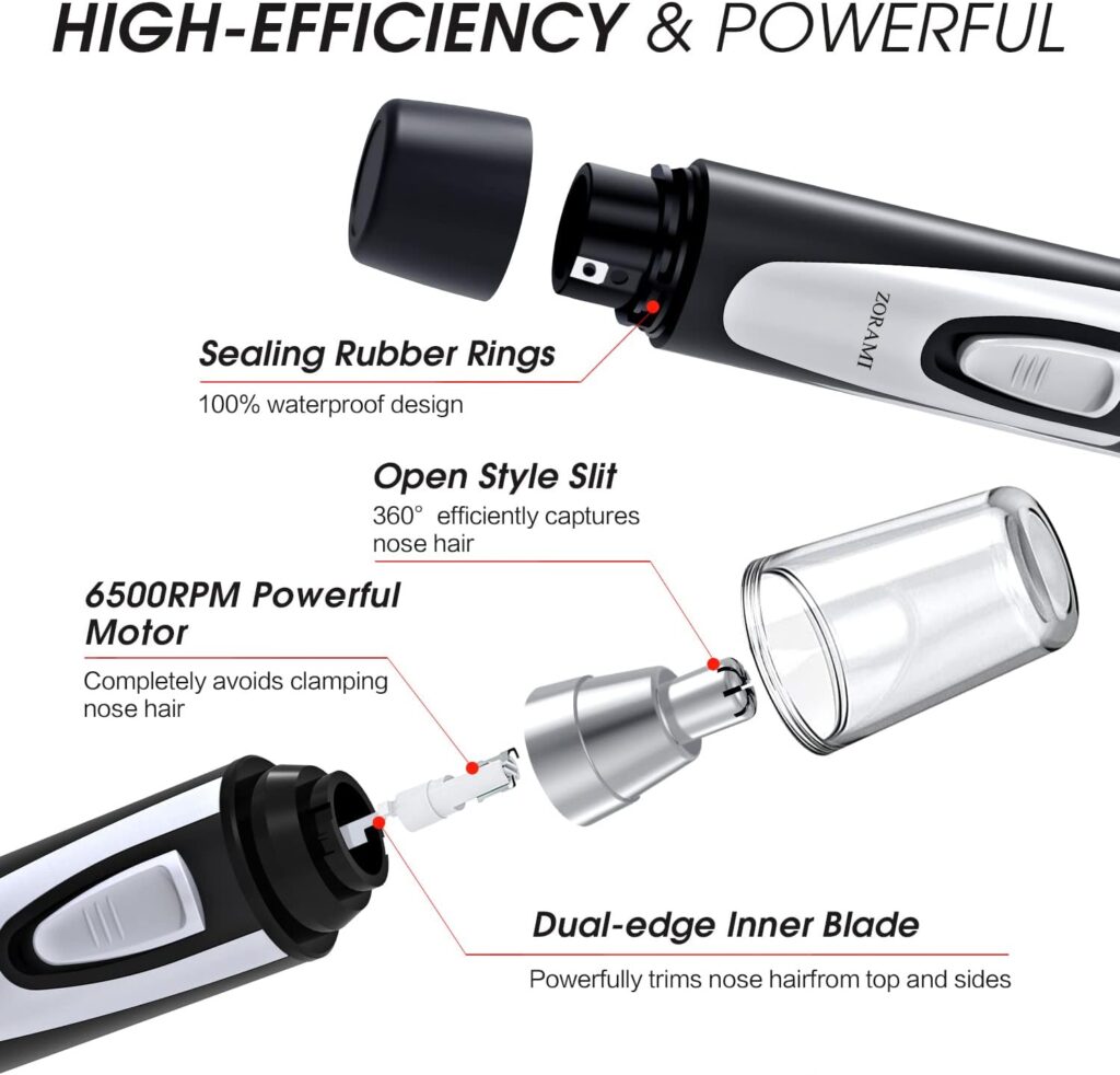 Nose Hair Trimmer for Men Rechargeable
