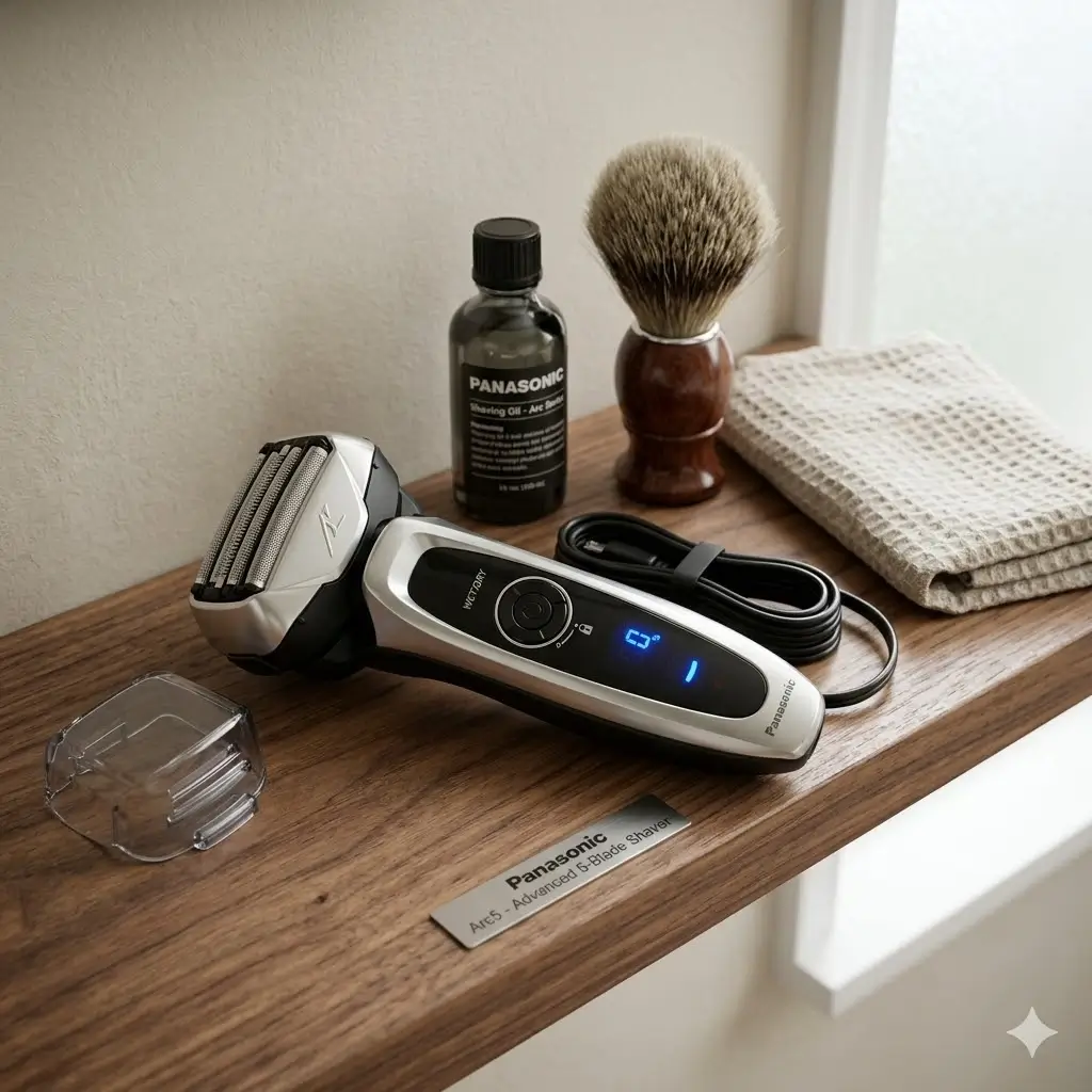 Panasonic Arc5 High Performance Shaver Detail