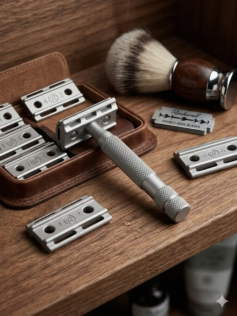 Rockwell 6S Adjustable Stainless Steel Razor