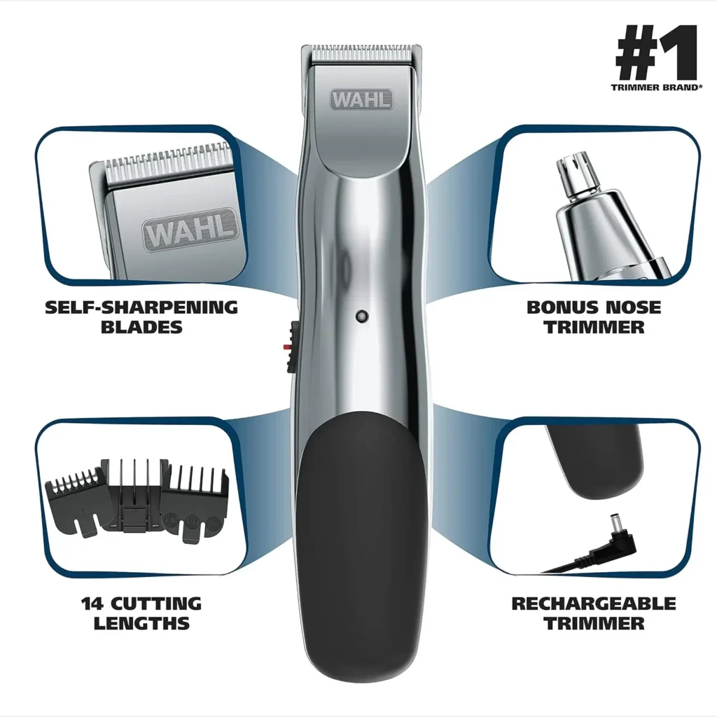 Wahl Groomsman Rechargeable Beard Trimmer
