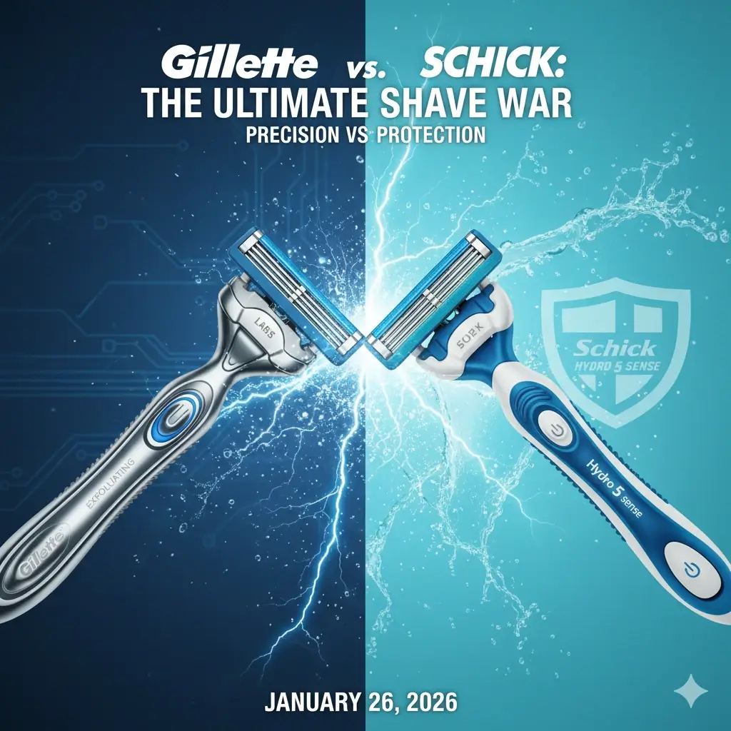 Gillette vs Schick Razors: The Shaving War of 2026 – Which Titan Rules Your Sink?