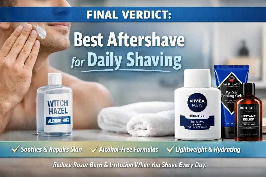 Aftershave for Men Who Shave Every Day
