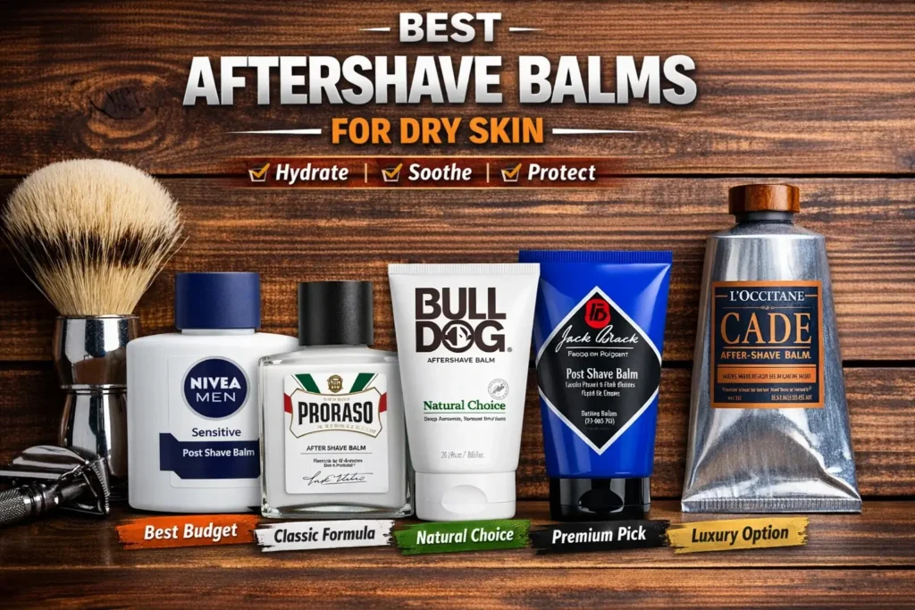 Best Aftershave Balms for Dry Skin