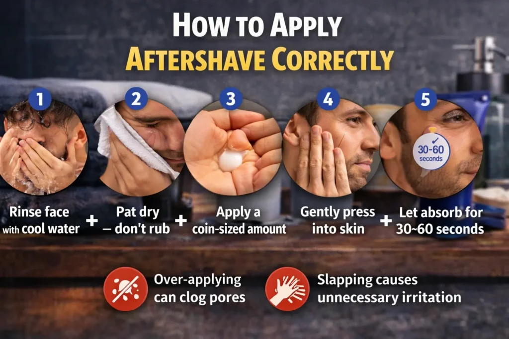 How to Apply Aftershave Correctly