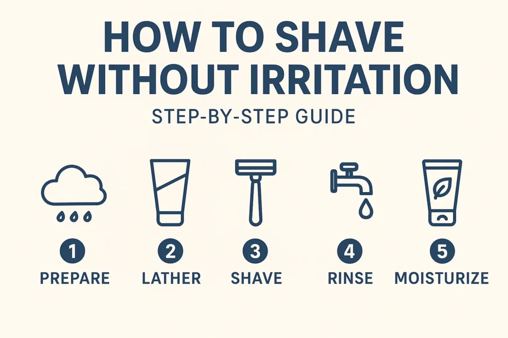 How to Shave Without Irritation