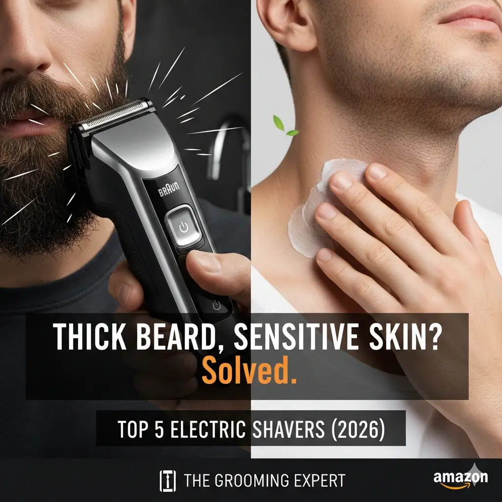 5 Best Electric Shavers for Thick Beard and Sensitive Skin (2026)