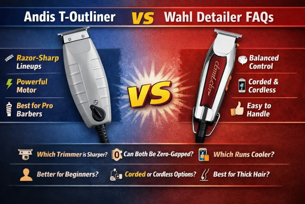Andis T-Outliner vs Wahl Detailer