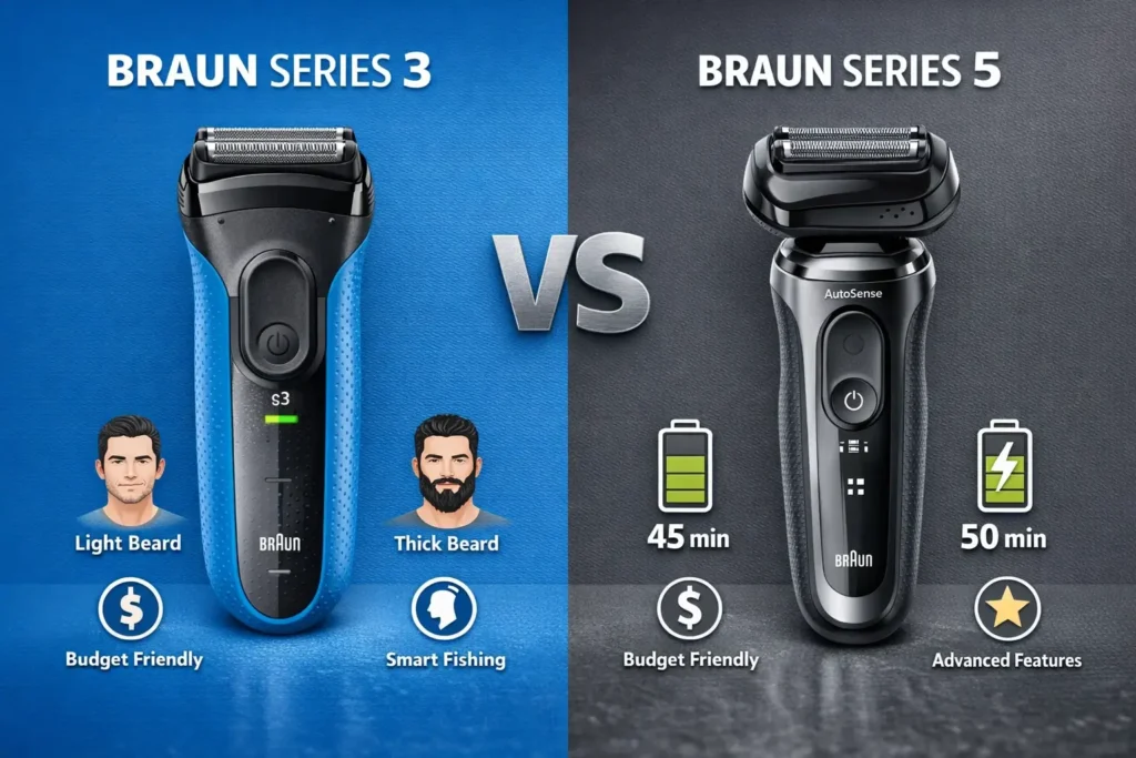 Braun Series 3 vs Series 5