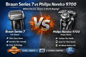 Braun Series 7 vs Philips Norelco 9700