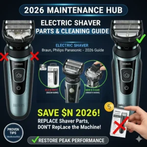 Electric Shaver Replacement Parts & Cleaning Guide (2026)