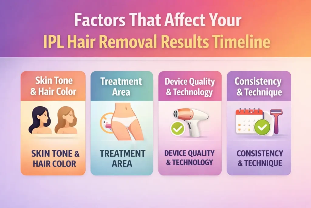 Factors That Affect Your IPL Hair Removal Results Timeline
