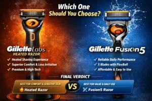 GilletteLabs Heated Razor vs Gillette Fusion5
