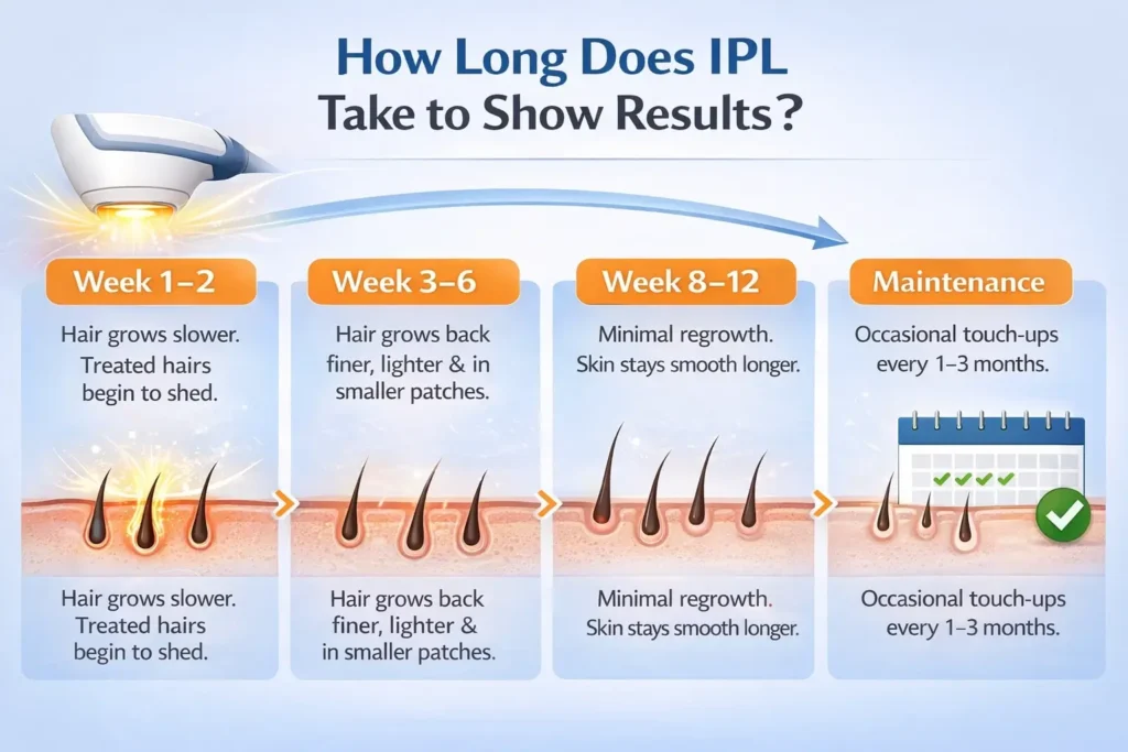 How Long Does IPL Take to Show Results