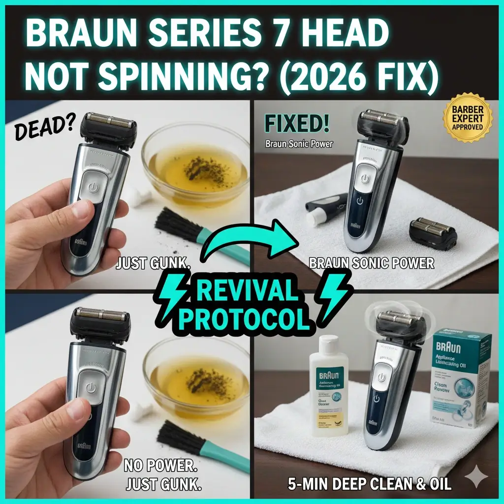 How to Fix Braun Series 7 Head Not Spinning or Vibrating (2026)
