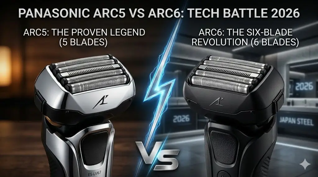 Panasonic Arc5 vs Arc6 (2026) Is the 6th Blade Worth $200