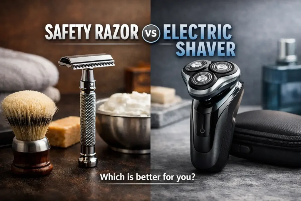Safety Razor vs Electric Shaver