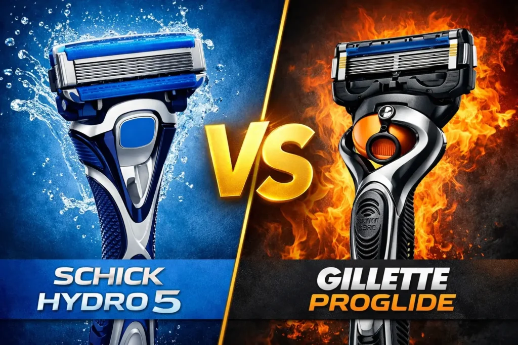 Schick Hydro 5 vs Gillette ProGlide