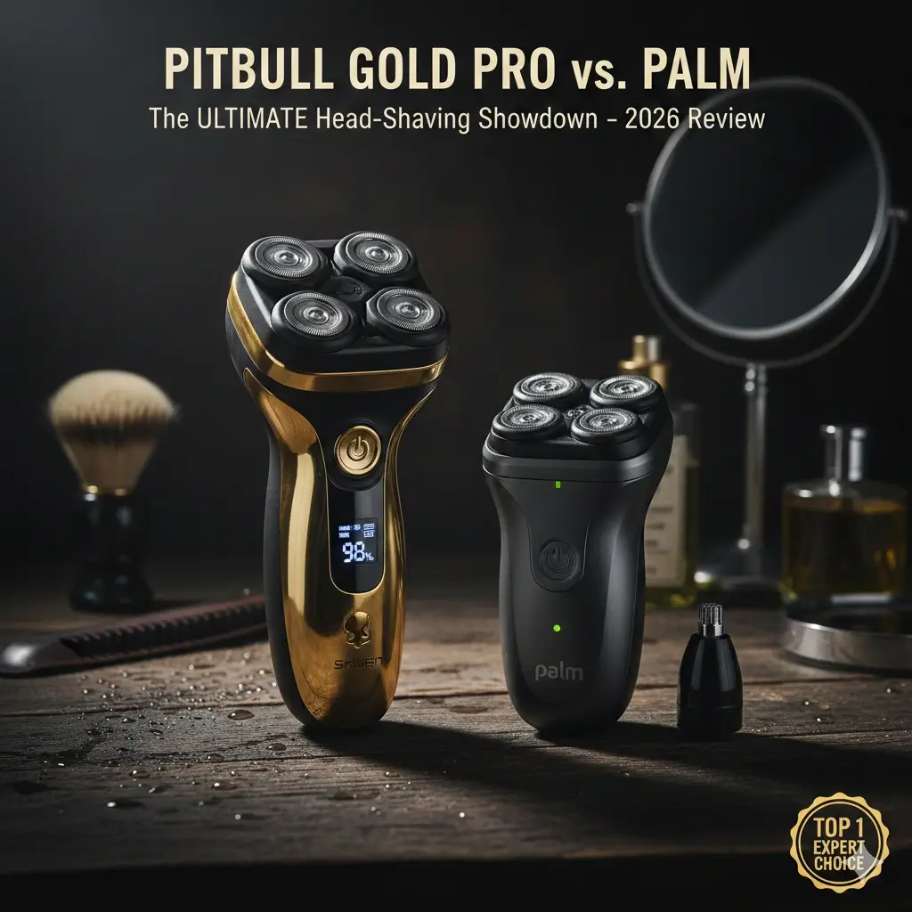 Skull Shaver Pitbull Gold PRO vs Palm The Ultimate Head-Shaving Showdown
