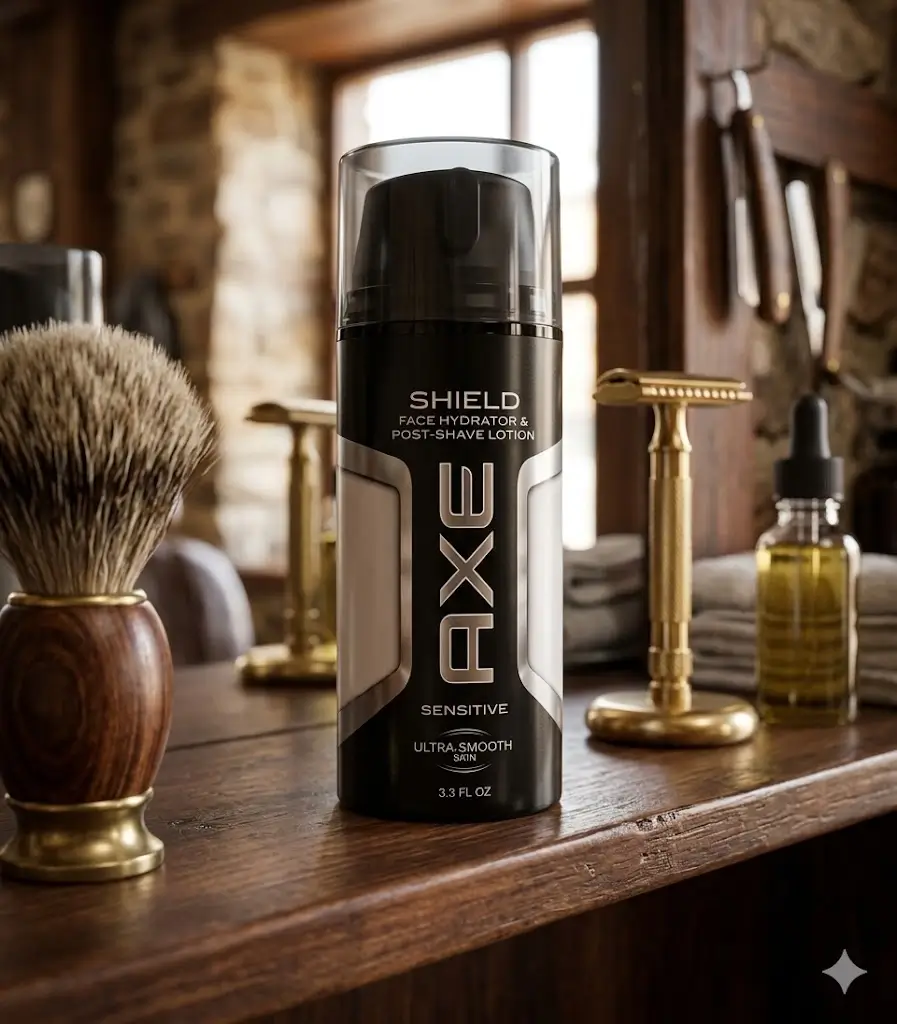 Old Spice vs Axe aftershaves - The modern Axe aftershave design highlights