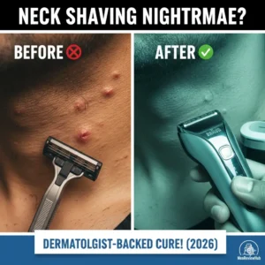 how to get rid of red bumps on neck after shaving before and after.