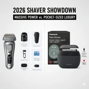 2026 Showdown Panasonic Palm Shaver vs Braun Series 9 Pro+