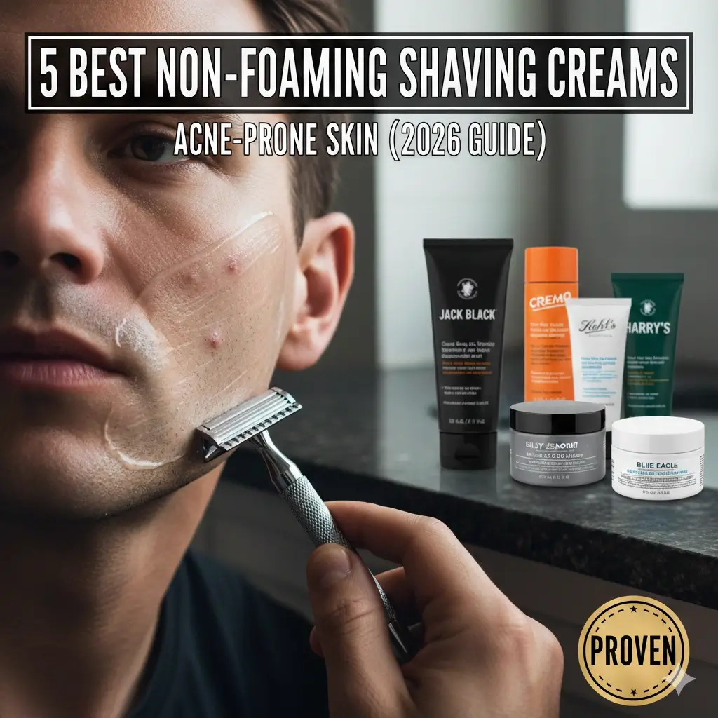 5 Best Non-Foaming Shaving Creams for Acne Stop the Bleeding!