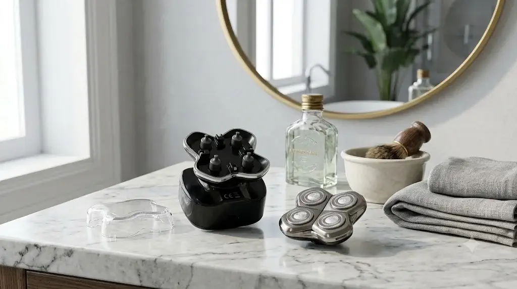 Cleaning and water rinsing maintenance procedure for the Skull Shaver Pitbull Gold PRO