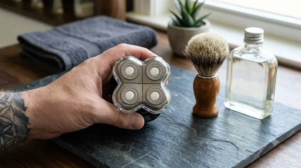 Internal blade and mechanical drive technology of the Skull Shaver Pitbull Gold PRO