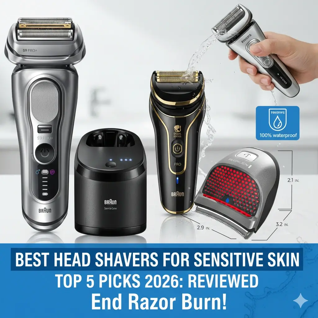 Best Head Shaver for Sensitive Skin 2026 No More Razor Burn