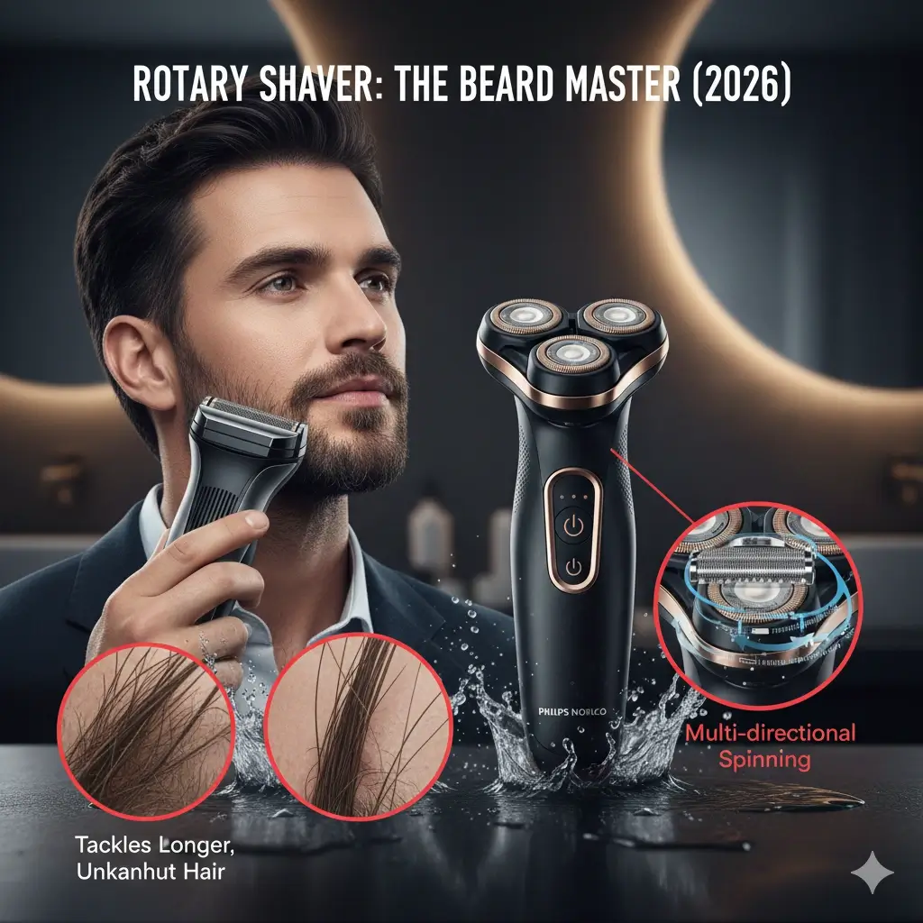Comparison of Foil and Rotary electric shavers for sensitive skin 2026