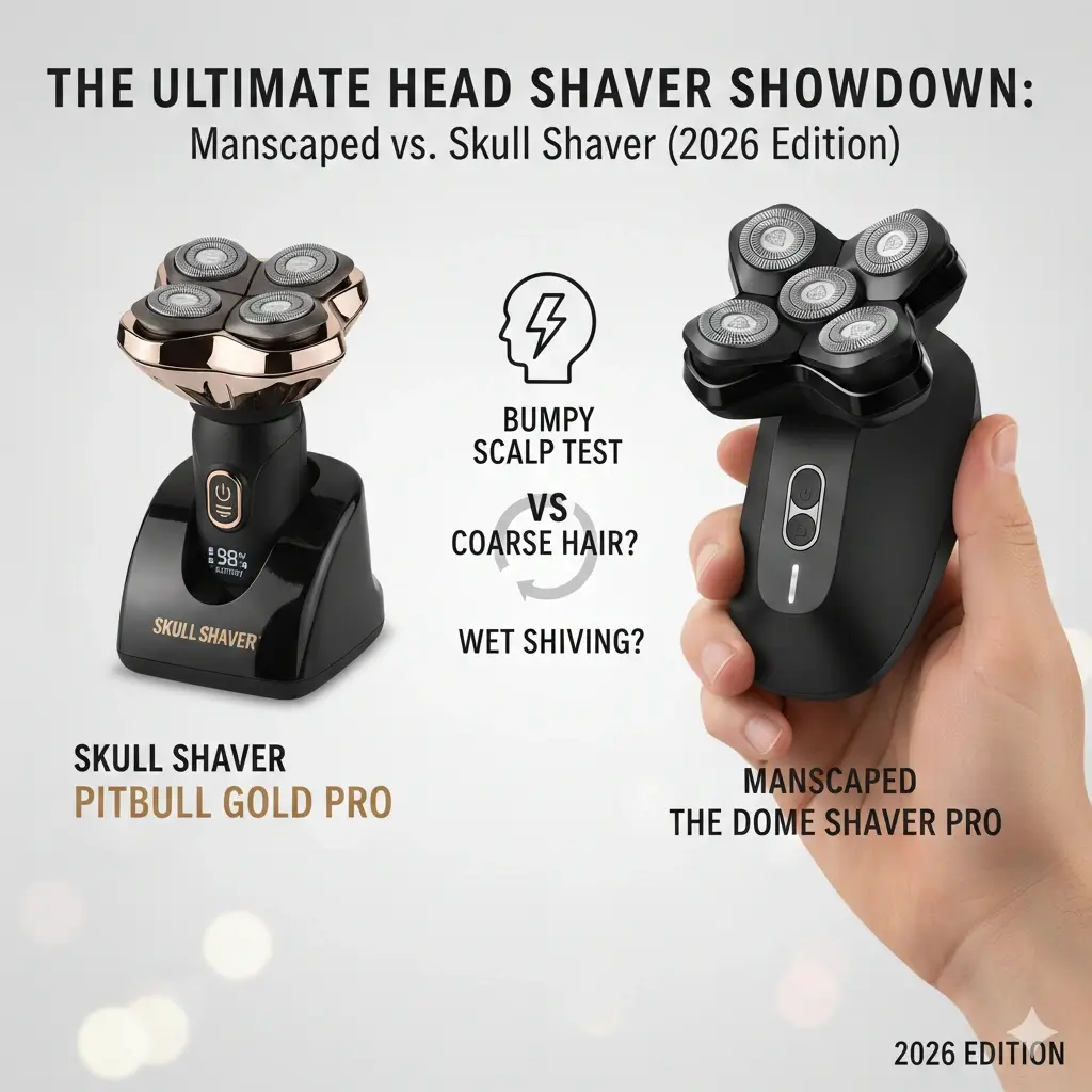 Manscaped The Dome Shaver Pro vs Skull Shaver Pitbull Gold PRO (2026)