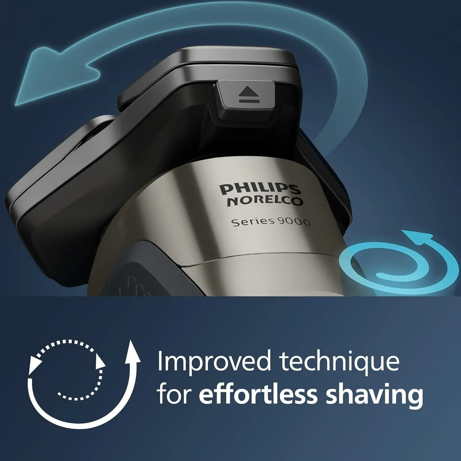 Philips Norelco 9500 – The Best Rotary Electric Shaver for Bald Heads with AI