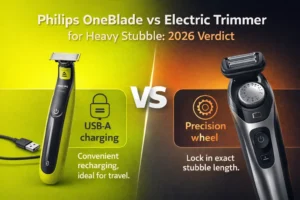 Philips OneBlade vs Electric Trimmer for Heavy Stubble 2026 Verdict