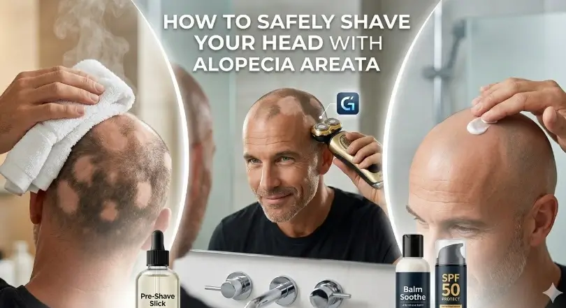 How to Safely Shave Your Head with Alopecia Areata