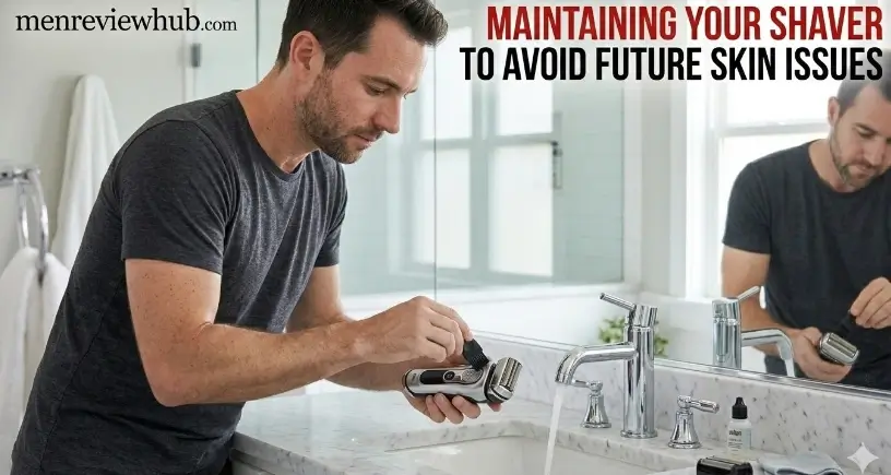 Maintaining Your Shaver to Avoid Future Skin Issues