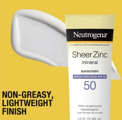 Neutrogena Sheer Zinc Dry-Touch SPF 50