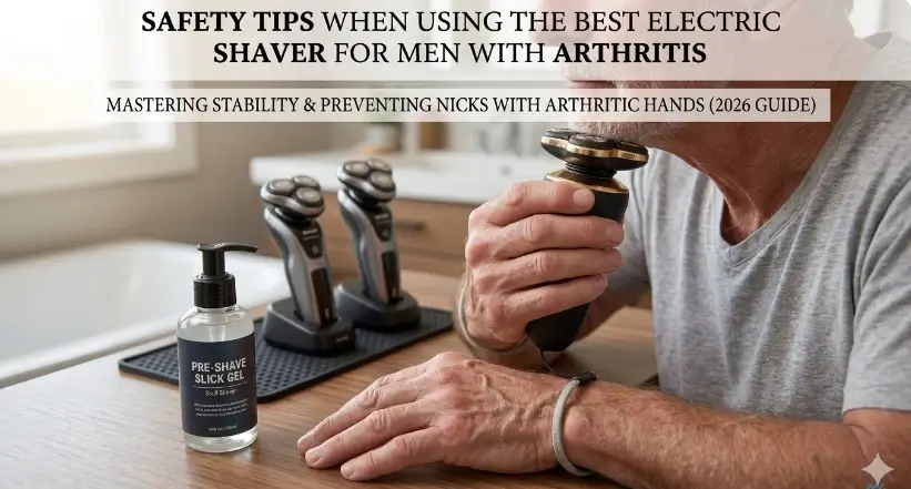Safety Tips When Using the Best Electric Shavers for Men with Arthritis