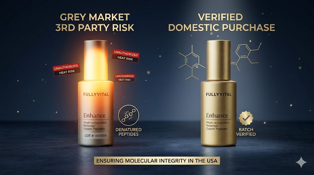 USA Grey Market vs. Official Purchase. Heat Degradation (FakeDiluted) vs. Fresh & Potent.