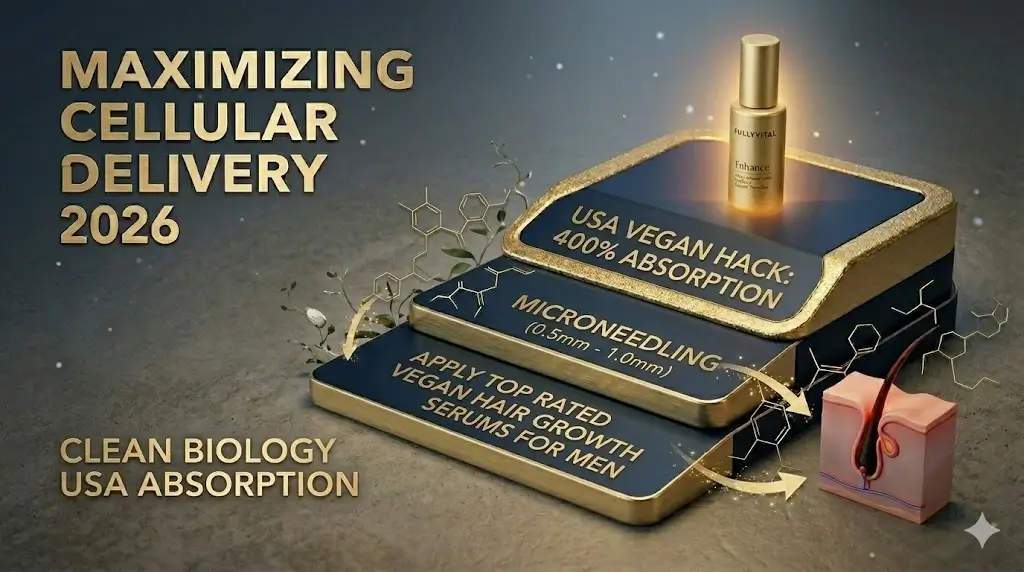 VEGAN ABSORPTION HACK 400% BOOST. MICRONEEDLING + PHYTO-SERUM. DEEP DERMAL PENETRATION.