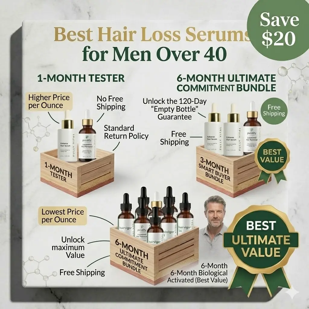 best hair loss serums for men over 40 price comparison best value bundle