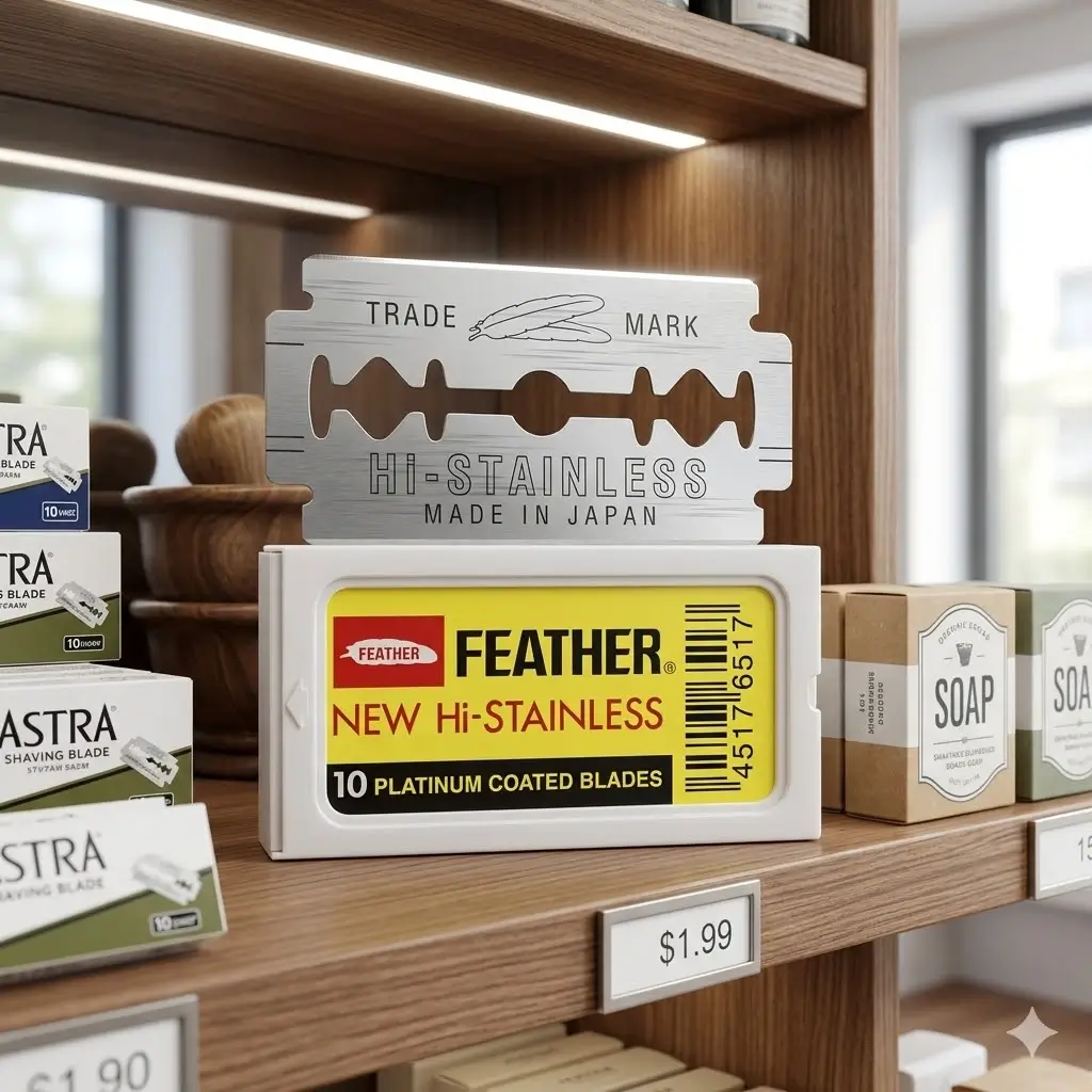 Feather Hi-Stainless Safety Razor Blades