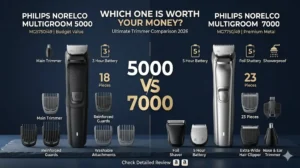 Philips Norelco Multigroom 5000 vs 7000 Which Trimmer is Best