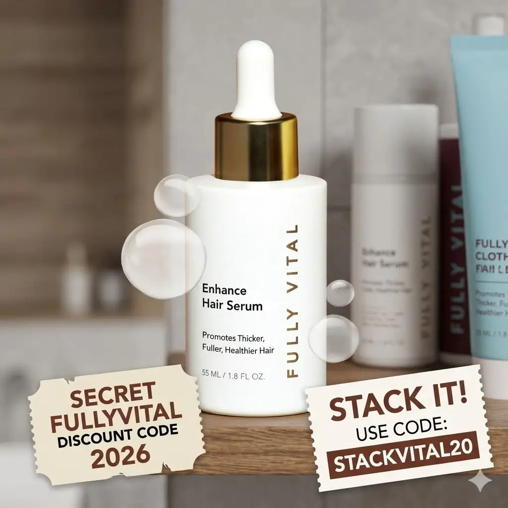 Secret FullyVital Hair Serum Discount Code 2026 (Stack It)