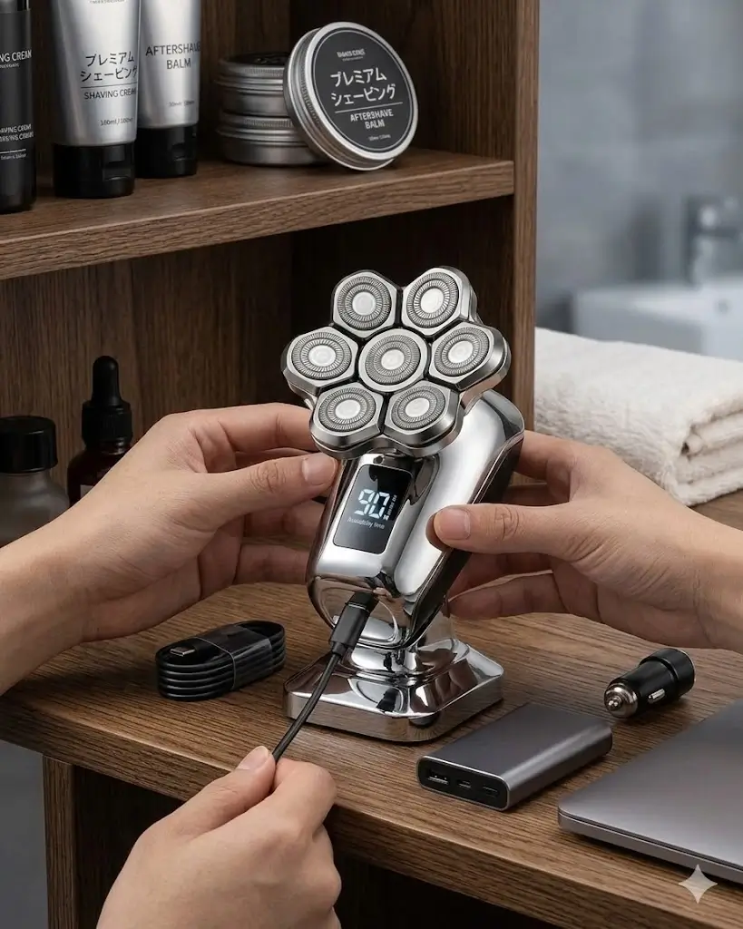 7D Detachable Floating Head Shaver