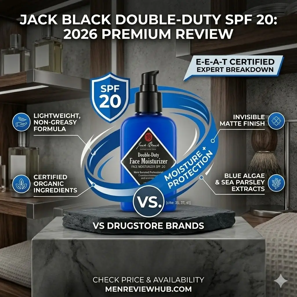 Jack Black Double Duty Face Moisturizer SPF 20 Review