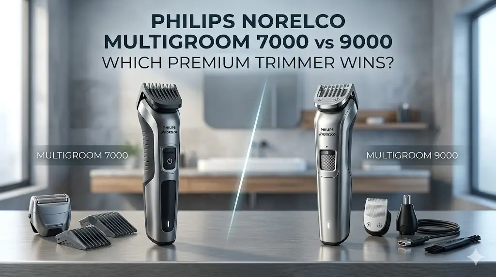 Philips Norelco Multigroom 7000 vs 9000 Which Premium Trimmer Wins
